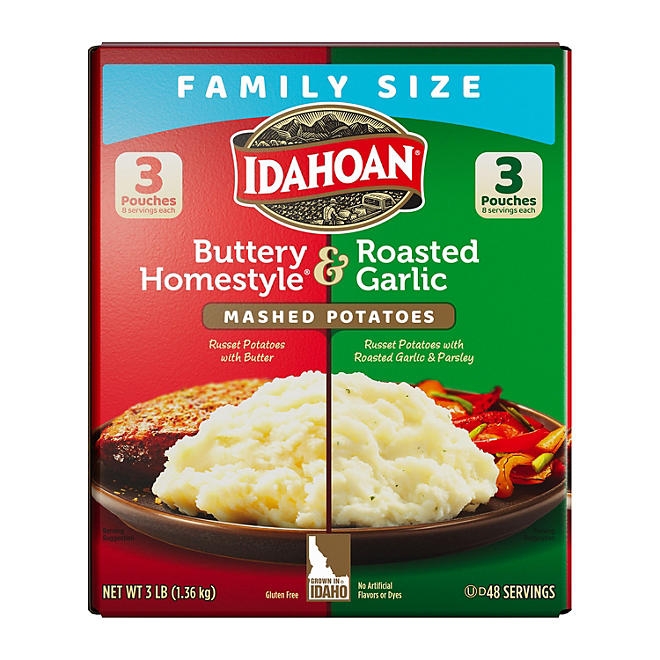 Idahoan Potato, Variety Pack, 8 oz., 6 pk. 3