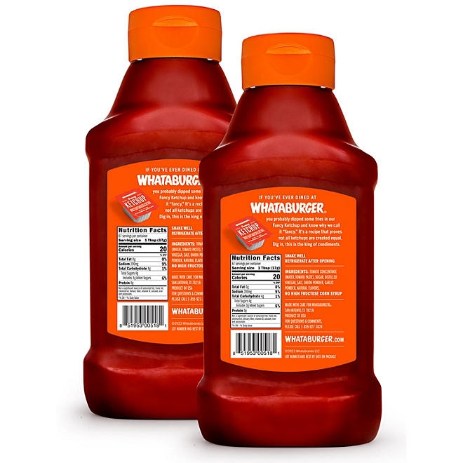Whataburger Fancy Ketchup, 40 oz., 2 pk. 4