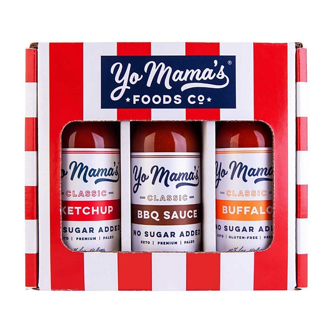 Yo Mama’s Foods Keto Condiments Variety Pack, 42 oz. 3