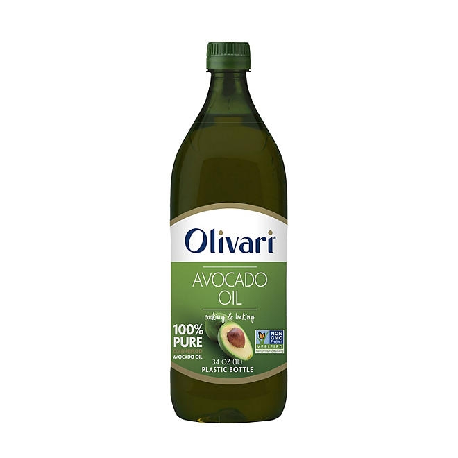 Olivari 100% Pure Avocado Oil PET Bottle, 34 fl. oz. 3
