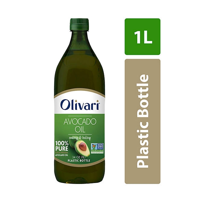 Olivari 100% Pure Avocado Oil PET Bottle, 34 fl. oz. 4