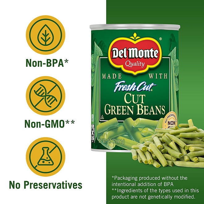 Del Monte Cut Green Beans, 14.5 oz., 8 pk. 4