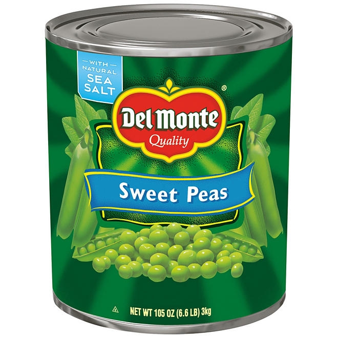 Del Monte Sweet Peas, 105 oz. 3