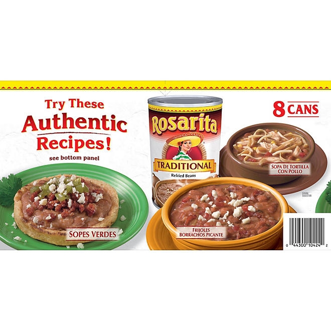 Rosarita Traditional Refried Beans, 8 pk. 4