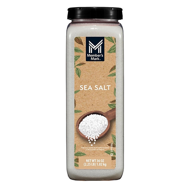 Member's Mark Sea Salt, 36 oz. 3