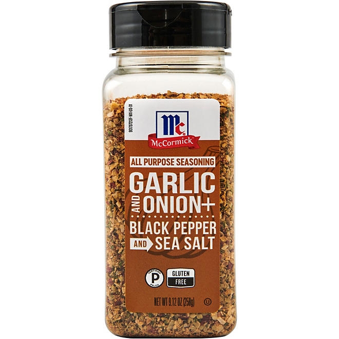 McCormick All Purpose Garlic Onion Black Pepper Sea Salt, 9.12 oz. 3