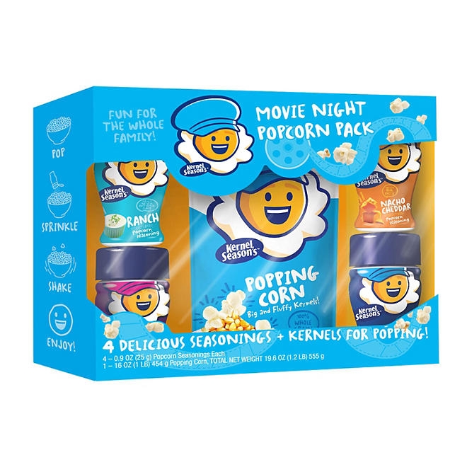 Kernel Season's Movie Night Popcorn Seasoning & Kernels, Variety Pack, 5 pk. 3