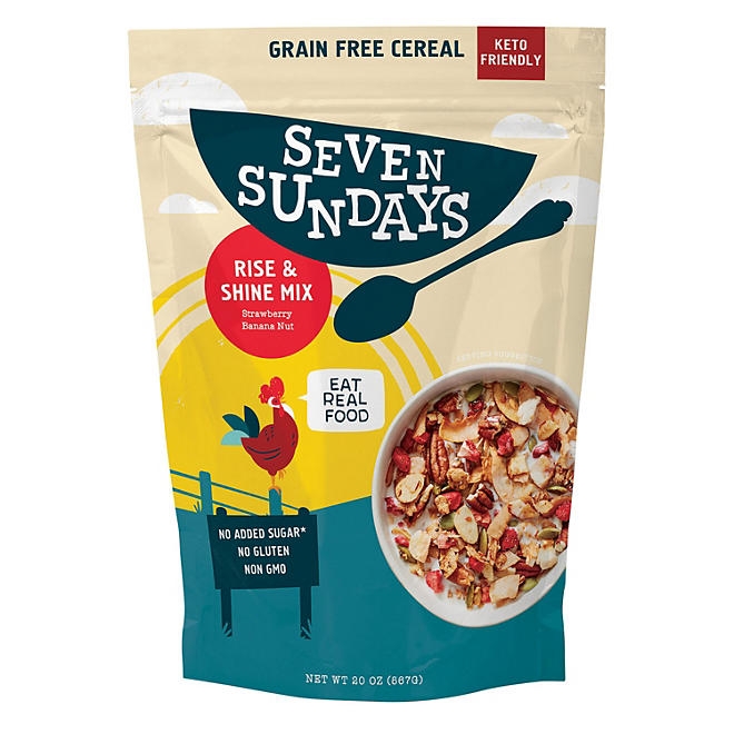 Seven Sundays Keto Rise and Shine Granola Cereal, 20 oz. 3