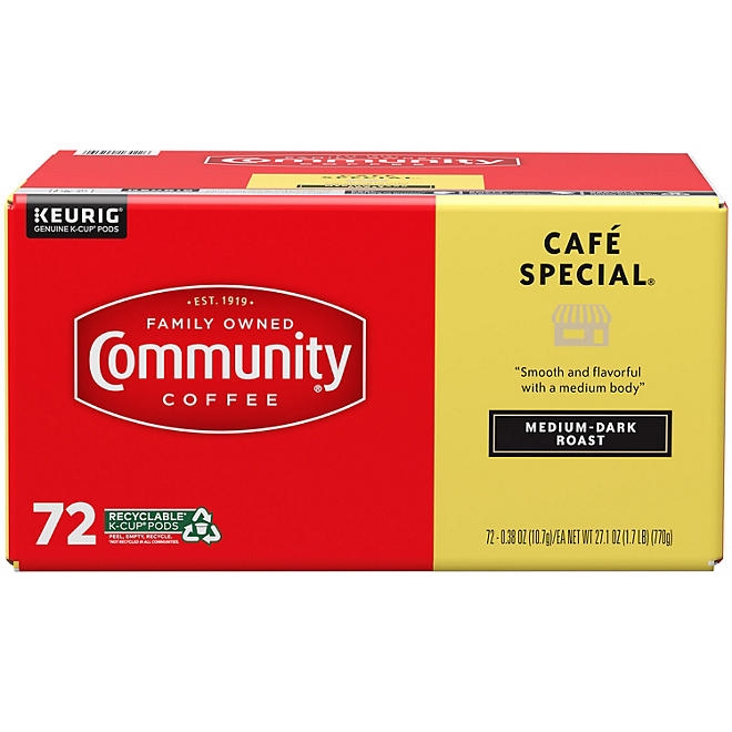 Community Coffee Café Special Medium-Dark Roast Single Serve, 72 ct. 3