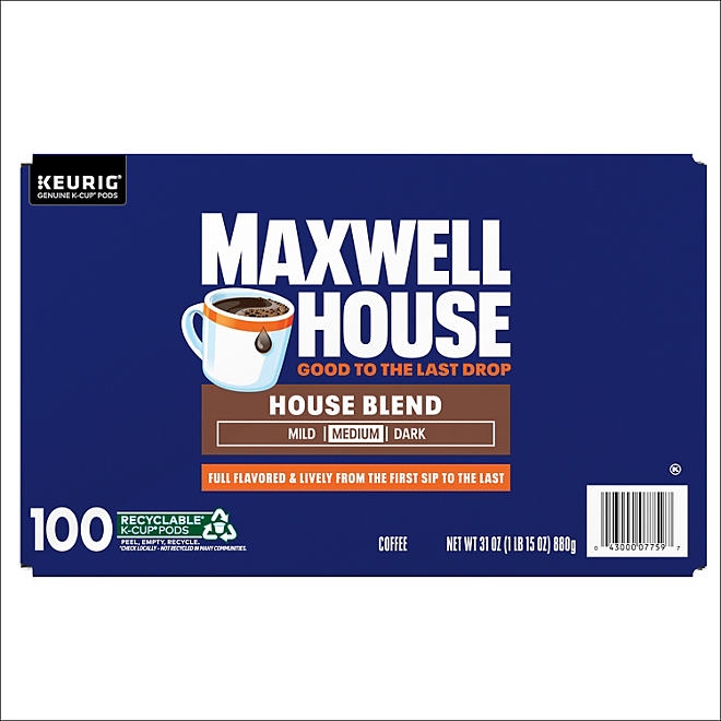 Maxwell House House Blend Medium K-Cup Coffee Pods 100 ct. 5