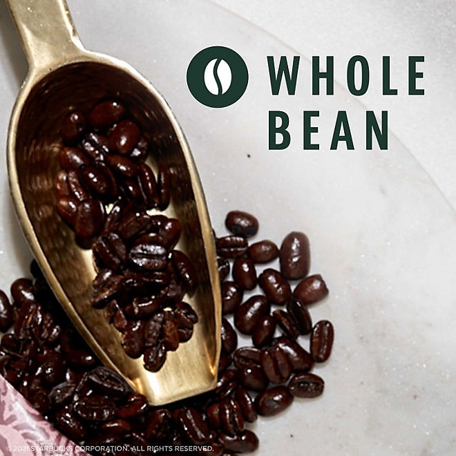 Starbucks Whole Bean Coffee, Espresso Roast Dark, 40 oz. 4