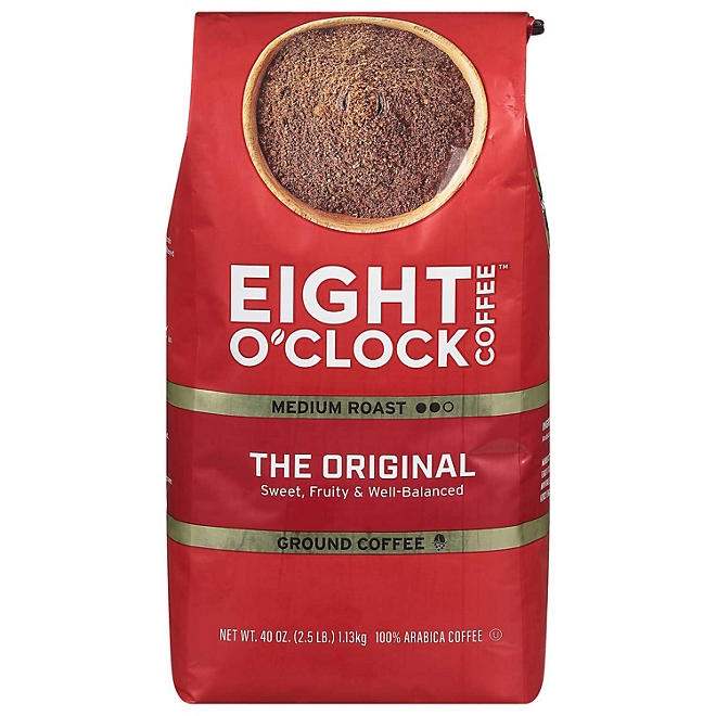 Eight O'Clock Medium-Dark Roast Ground Coffee, The Original, 40 oz. 3