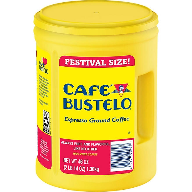 Café Bustelo Festival Size Dark Roast Ground Coffee, Espresso 46 oz. 3
