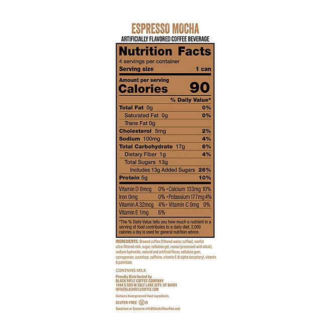 Black Rifle Coffee Company Espresso Mocha, 11 fl. oz., 12 pk. 5