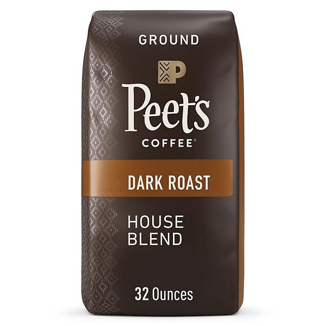 Peet's Coffee Ground Dark Roast, House Blend 32 oz. 3