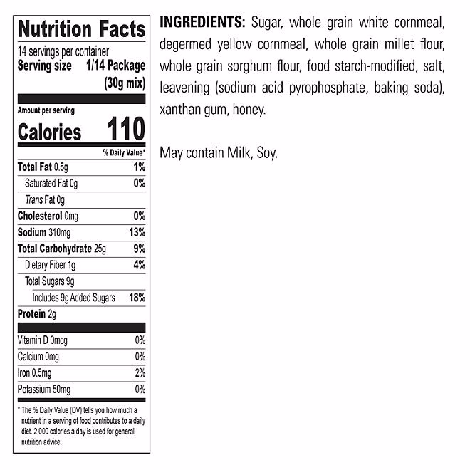 Krusteaz Gluten Free Honey Cornbread & Muffin Mix, 15 oz. 4