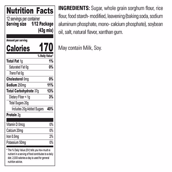 Krusteaz Gluten Free Yellow Cake Mix, 18 oz. 4