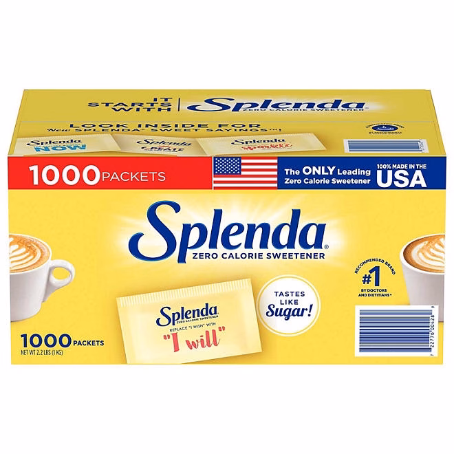 Splenda Zero Calorie Sweetener Packets, 1,000 ct. 3