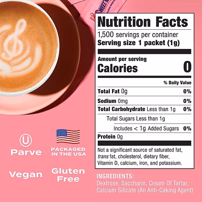 Sweet'N Low Zero-Calorie Sweetener Packets, 1,500 ct. 4