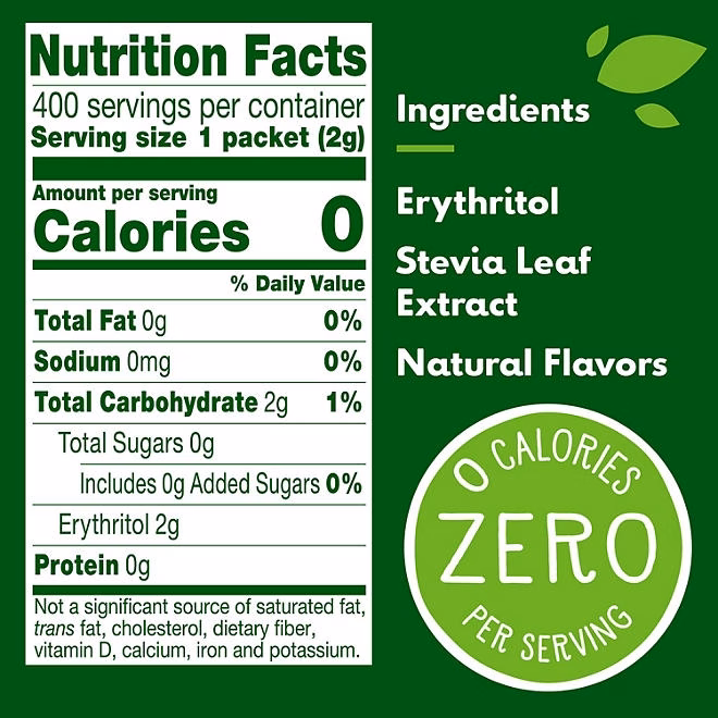 Truvia Plant Based Sweetener Packets, 400 ct. 4