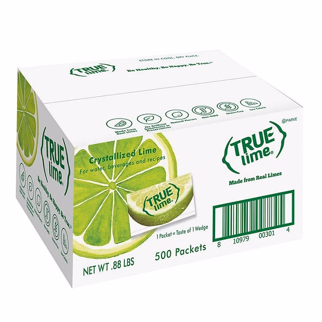 True Lime Crystallized Lime Packets, 500 ct. 3
