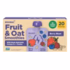 Brainiac Fruit and Oat Smoothie Pouches, 20 pk.