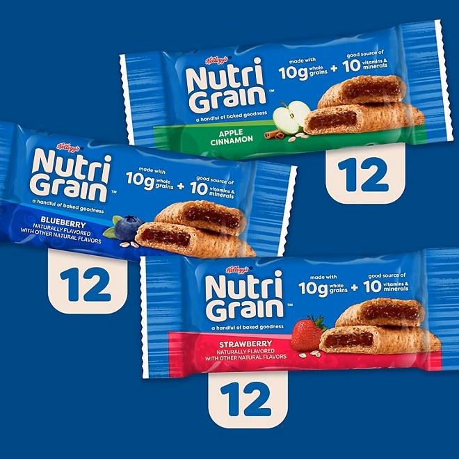 Nutri-Grain Bars Variety Pack, 1.3 oz., 36 pk. 5