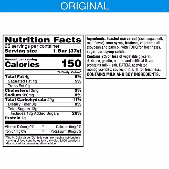 Rice Krispies Treats 1.3 oz., 25 ct. 4