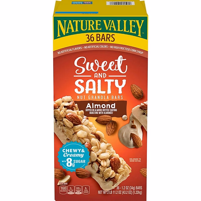 Nature Valley Sweet and Salty Nut Almond Granola Bars, 36 ct. 3