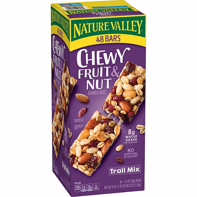 Nature Valley Chewy Trail Mix Fruit & Nut Granola Bars, 48 ct. 3