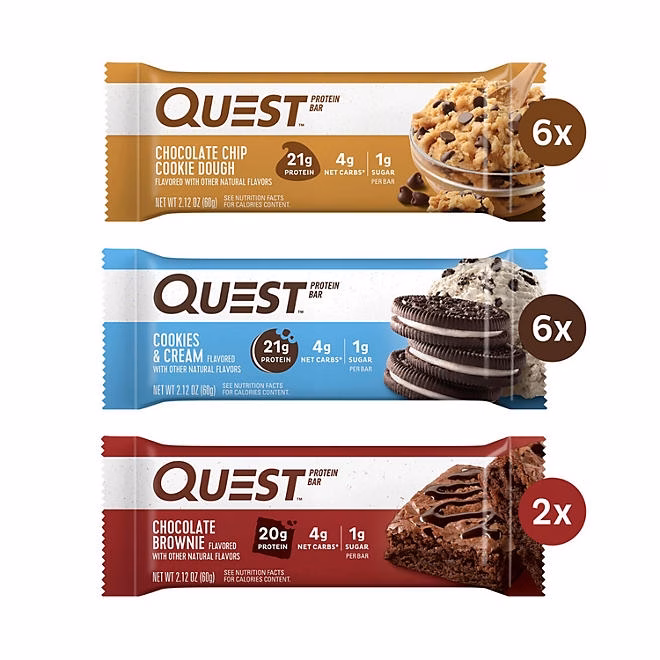 Quest Gluten Free Protein Bars Variety Pack, 14 ct. 5