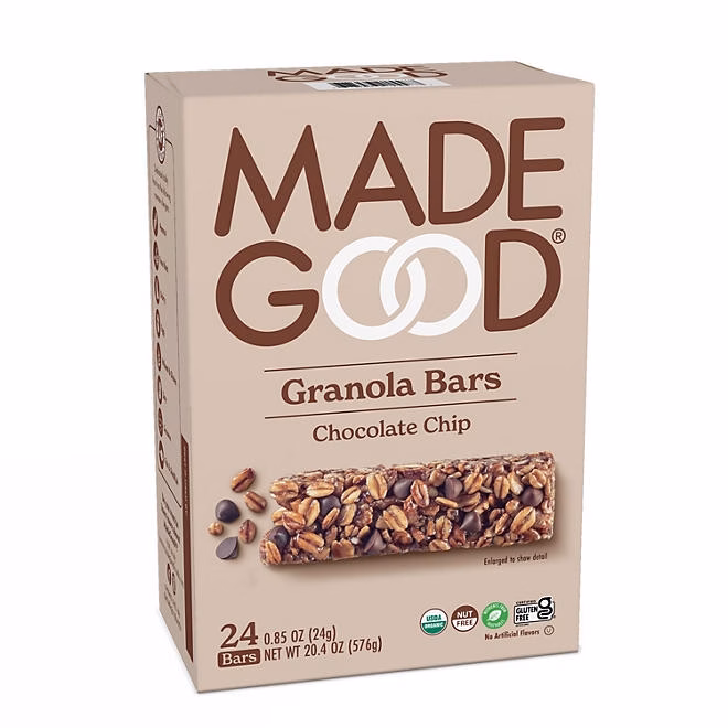 MadeGood Chocolate Chip Bars, 0.85 oz., 24 pk. 3