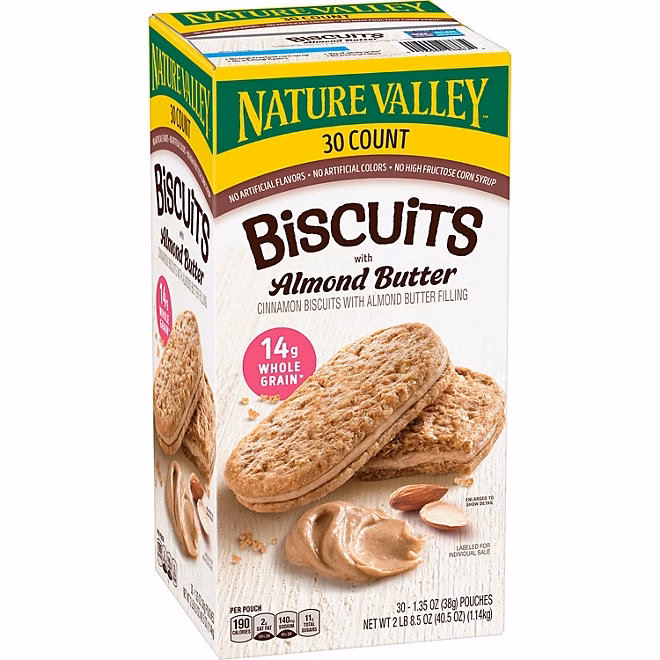 Nature Valley Biscuit Sandwich with Almond Butter, 30 ct. 3