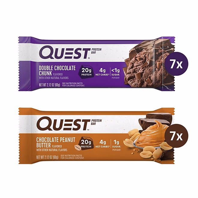 Quest Protein Bars Gluten Free, Variety Pack 14 ct. 4