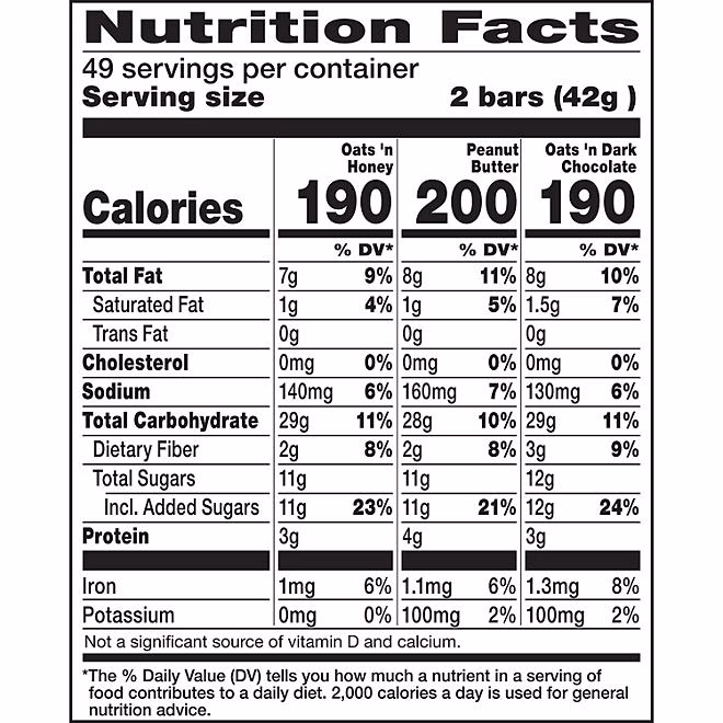 Nature Valley Crunchy Granola Bars Variety Pack, 49 ct. 4