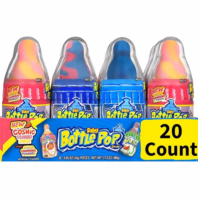 Baby Bottle Pop Variety Pack Candy, 0.85 oz., 20 ct. 3