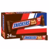 SNICKERS Milk Chocolate Candy Bars, Share Size, 3.29 oz., 24 pk.