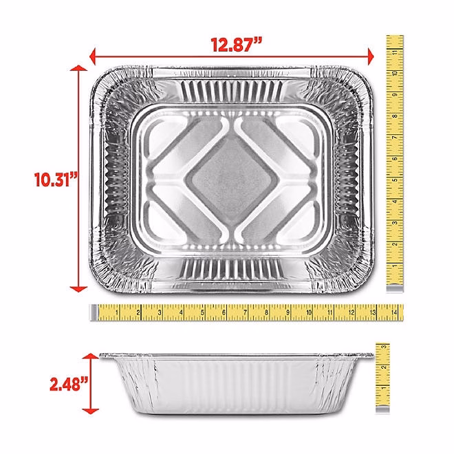 Member's Mark Half Size Aluminum Steam Table Pans, 36 ct. 4