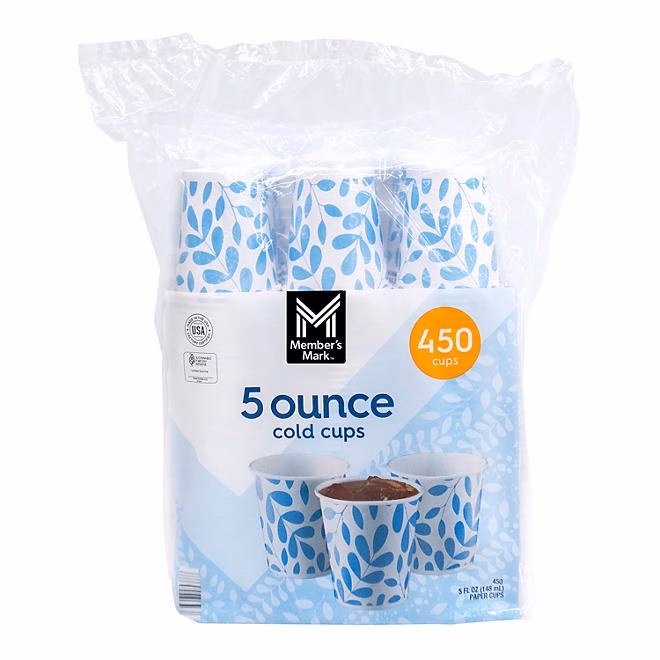 Member's Mark Printed Paper Bath Cold Cup 5 oz., 450 ct. 3