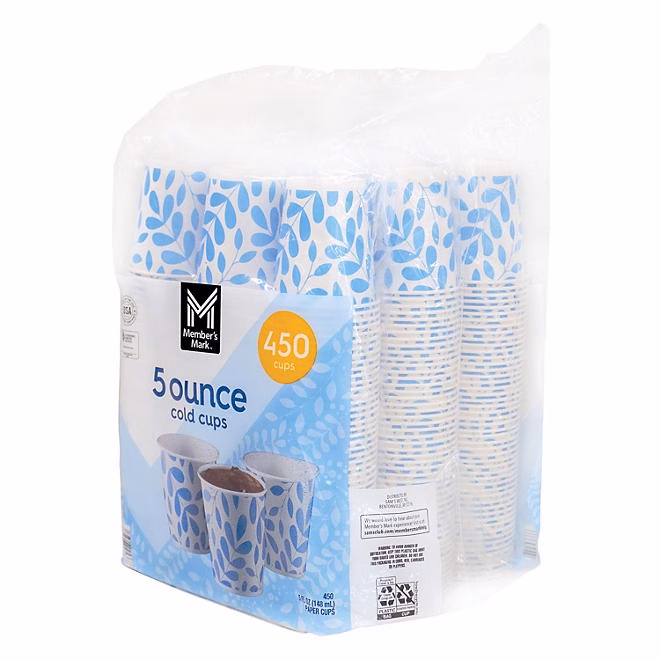 Member's Mark Printed Paper Bath Cold Cup 5 oz., 450 ct. 4