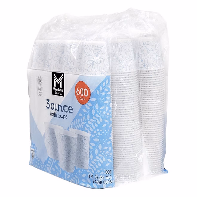 Member's Mark Printed Paper Bath Cold Cup 3 fl. oz., 600 ct. 4