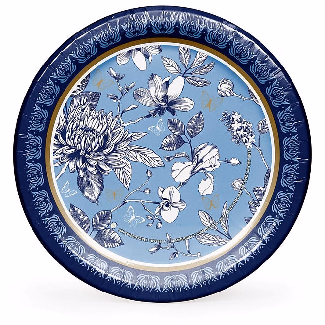 Member's Mark French Floral Paper Plates, 10", 85 ct. 3