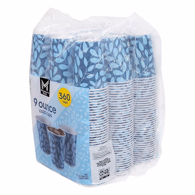 Member's Mark Printed Paper Bath Cold Cup 9 oz., 360 ct. 4