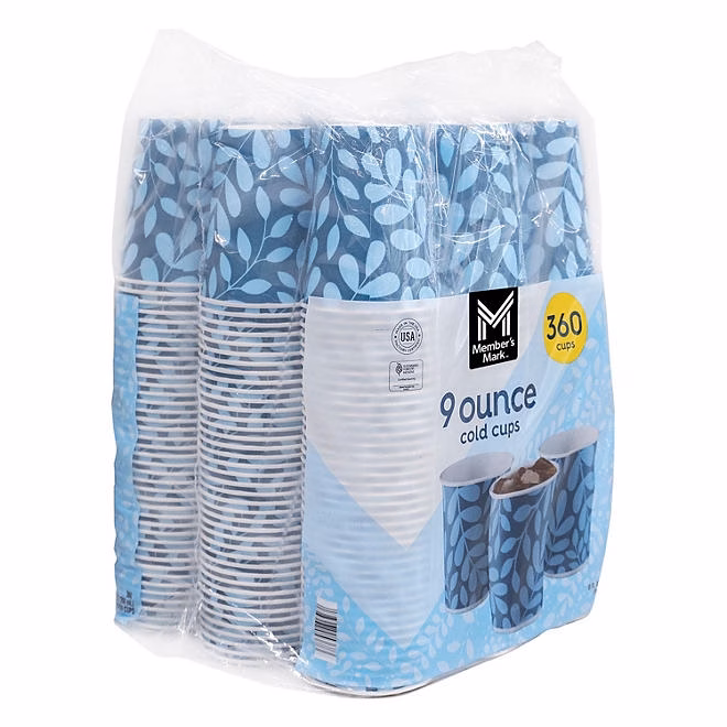 Member's Mark Printed Paper Bath Cold Cup 9 oz., 360 ct. 5