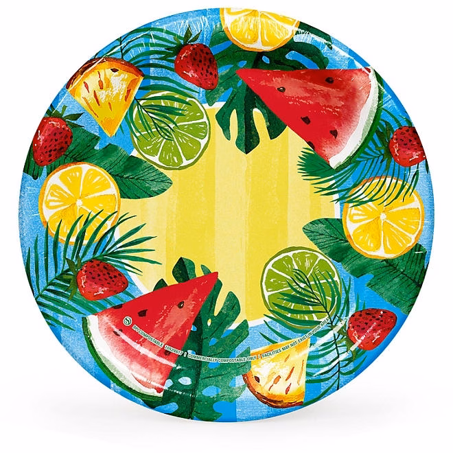 Member's Mark Summer Dinner Paper Plates, 10", 85 ct. 3
