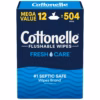 Cottonelle Freshcare Flushable Wipes, 12 ct., 504 wipes