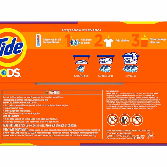 Tide PODS Laundry Detergent Pacs, Spring Meadow, 156 ct. 4