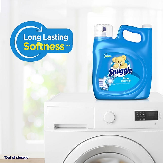 Snuggle Liquid Fabric Softener, Blue Sparkle, 235 loads, 188 fl. oz. 5