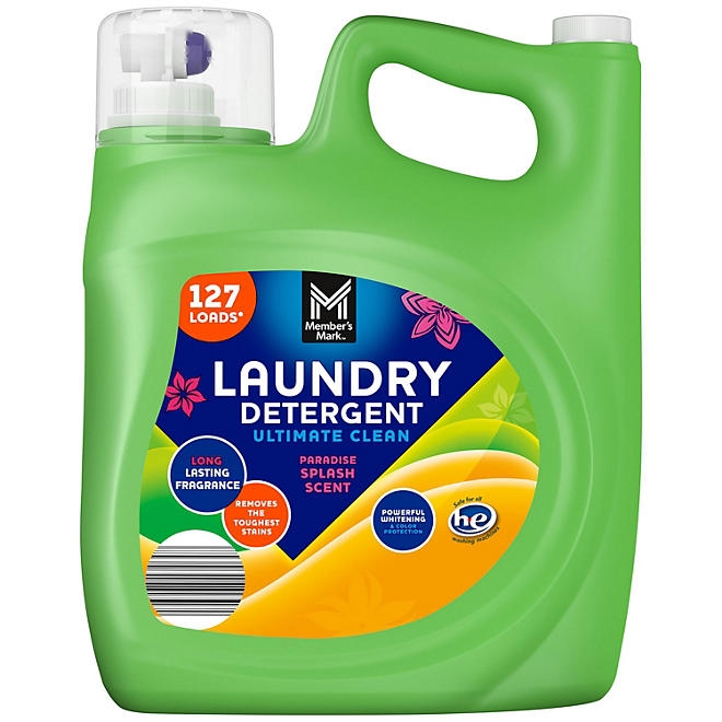 Member's Mark Liquid Laundry Detergent, Paradise Splash, 127 loads, 196 fl. oz. 3