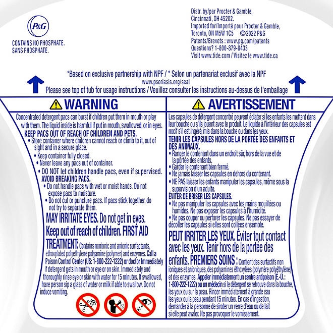 Tide PODS Free & Gentle Laundry Detergent Pacs, 152 Ct 4